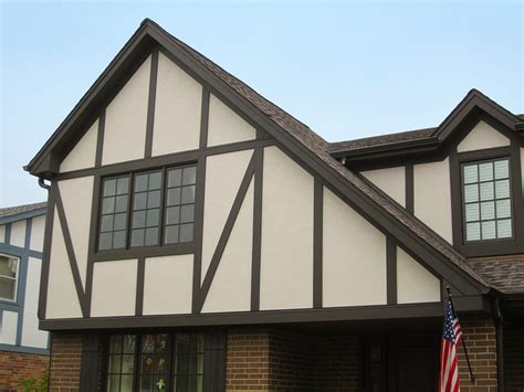 tudor style siding